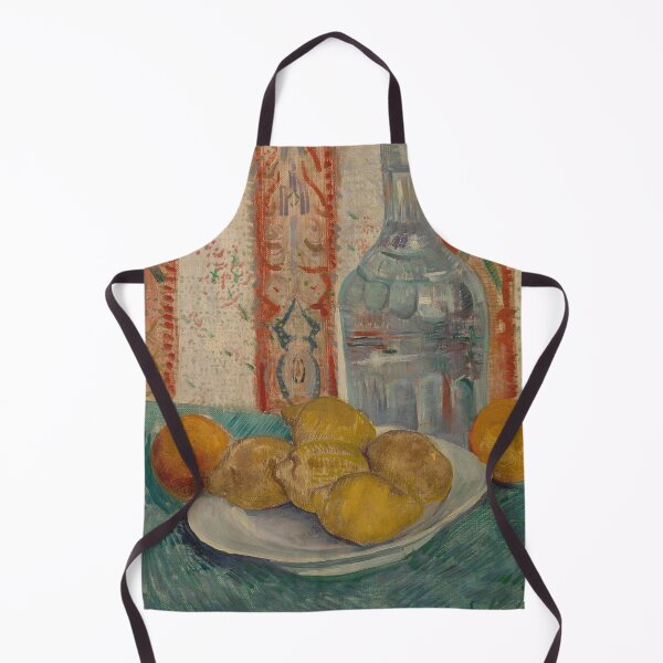Item preview, Carafe and Dish With Citrus Fruit by Vincent van Gogh: Post Impressionist Still Life designed and sold by artofuniverse.