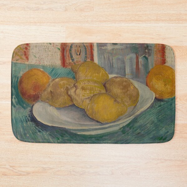 Item preview, Carafe and Dish With Citrus Fruit by Vincent van Gogh: Post Impressionist Still Life designed and sold by artofuniverse.