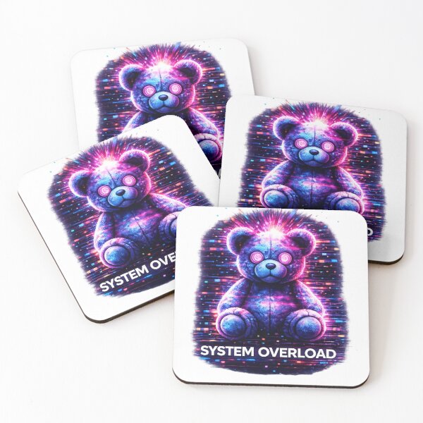 Item preview, Cyberpunk Teddy Bear System Overload Glitch Aesthetic Shirt designed and sold by unglaublichGut.
