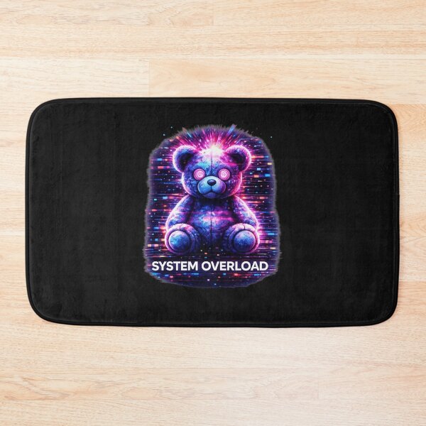 Item preview, Cyberpunk Teddy Bear System Overload Glitch Aesthetic Shirt designed and sold by unglaublichGut.