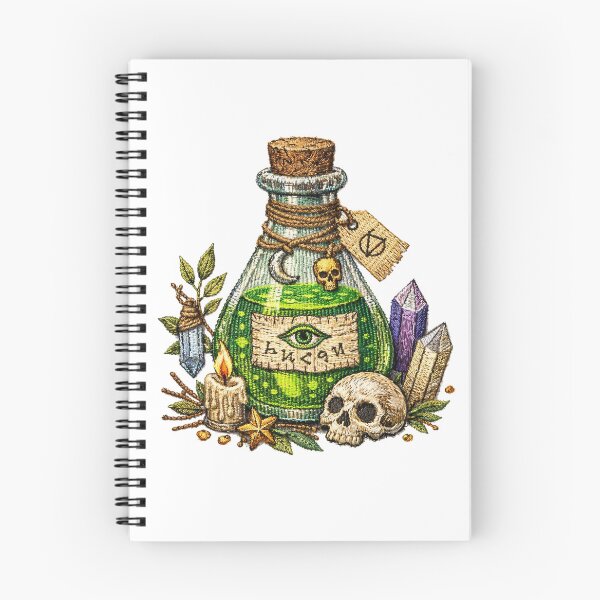 Item preview, Magic Witch Potion Embroidery Patch designed and sold by mybunnyparadise.