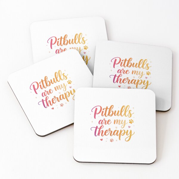 Item preview,  Pitbulls are my Therapy Warm Colors Script Design designed and sold by My Pitbull Place.