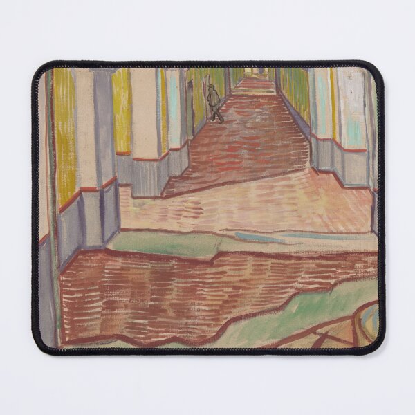 Item preview, Corridor in the Asylum by Vincent van Gogh: Architectural Fine Art Poster designed and sold by artofuniverse.