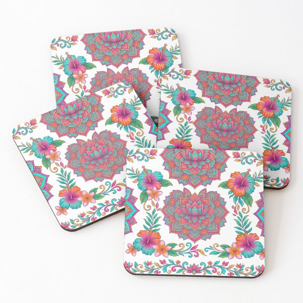 Item preview, Bloom Where You Are Planted Colorful Mandala Mug designed and sold by OsmosisShop.