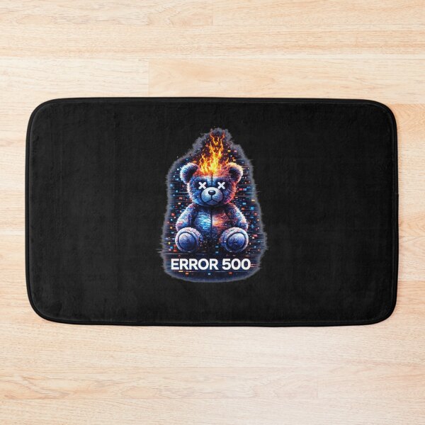 Item preview, Cyberpunk Teddy Bear – Error 500 Glitch Aesthetic Streetwear Design designed and sold by unglaublichGut.