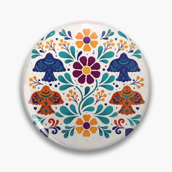 Item preview, Traditional Folk Art Bird Floral designed and sold by shaang.
