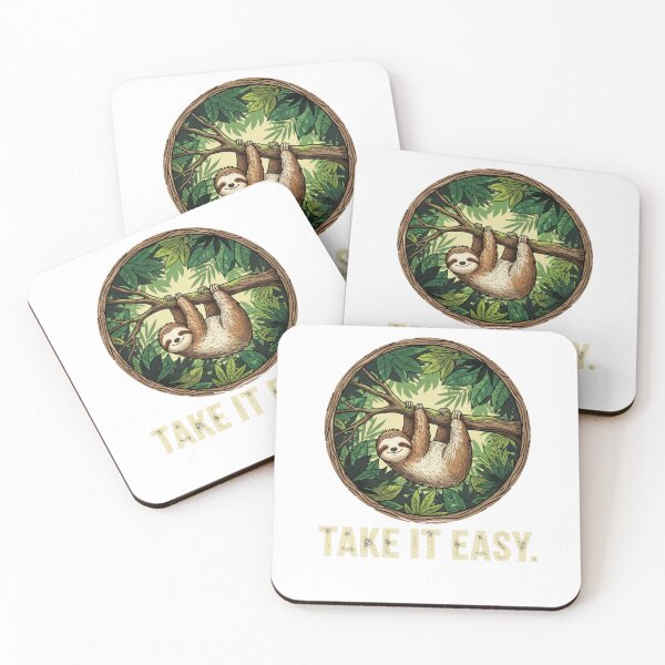 Item preview, Take It Easy Sloth Vintage designed and sold by rawaart1.