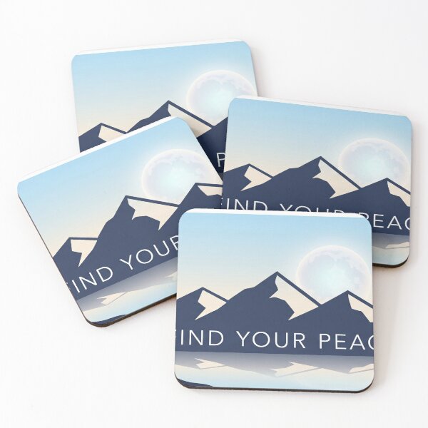 Item preview, Find Your Peace Mountain Zen Nature Mug designed and sold by OsmosisShop.