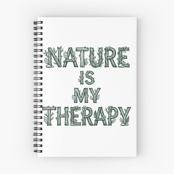 Item preview, Nature Is My Therapy Woodland Typography 11 designed and sold by cj-digital.