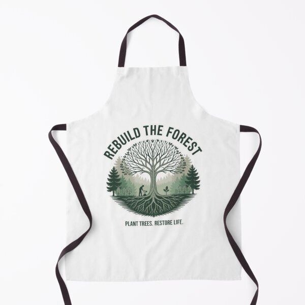 Item preview, Rebuild the Forest Sticker – Minimalist Tree Conservation Design for Nature Lovers & Eco Friendly Gift Buyers designed and sold by GemBob Creations.