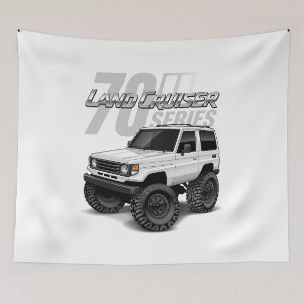 Item preview, Land Cruiser 70 Series Shorty 2 Door Off Road Illustration designed and sold by Off-Road-Zone.