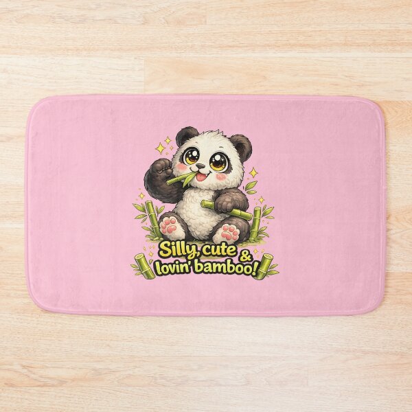 Item preview, Funny Cute Panda Big Eyes Kawaii Cartoon Silly Cute Lovin Bamboo designed and sold by StickyDelights.