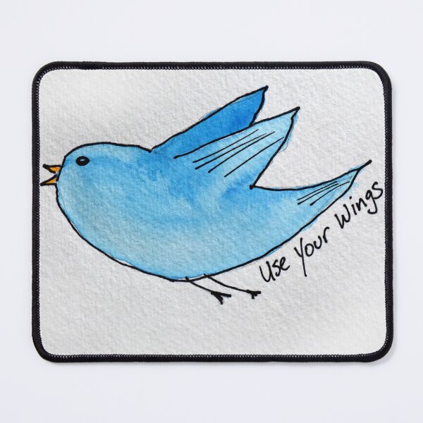 Item preview, Use your wings - bird- encouragement designed and sold by OzzyluArt.