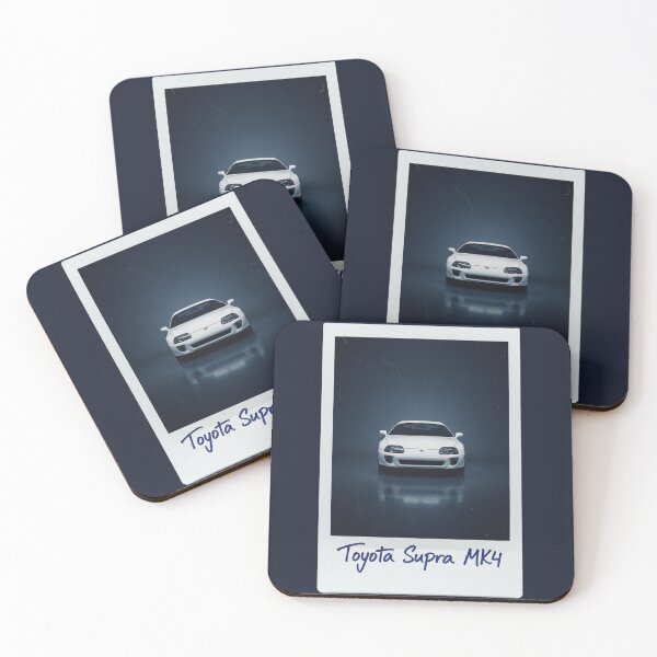 Item preview, Toyota Supra MK4 A80 JDM Legend Retro Polaroid Style 90s Sports Car Art designed and sold by Motorline44.
