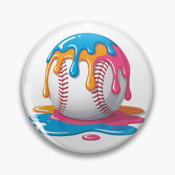 Item preview, Baseball Dripping Ice Cream Drip Youth Boys Baseball T-Shirt designed and sold by MerchlyMike.