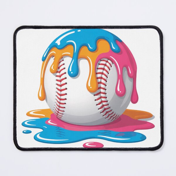 Item preview, Baseball Dripping Ice Cream Drip Youth Boys Baseball T-Shirt designed and sold by MerchlyMike.