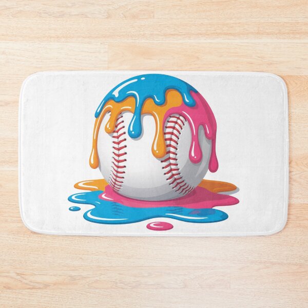 Item preview, Baseball Dripping Ice Cream Drip Youth Boys Baseball T-Shirt designed and sold by MerchlyMike.