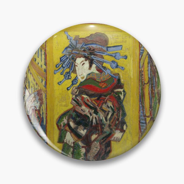 Item preview, Courtesan After Eisen by Vincent van Gogh: Japonisme Fine Art Poster designed and sold by artofuniverse.