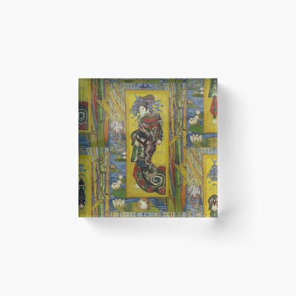 Item preview, Courtesan After Eisen by Vincent van Gogh: Japonisme Fine Art Poster designed and sold by artofuniverse.