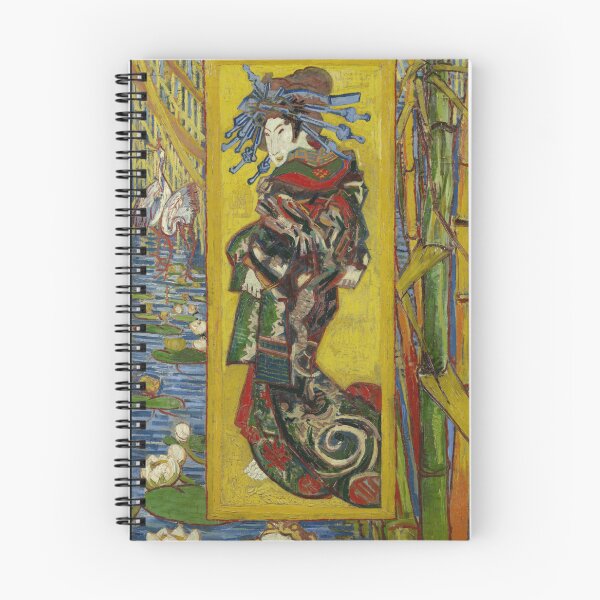 Item preview, Courtesan After Eisen by Vincent van Gogh: Japonisme Fine Art Poster designed and sold by artofuniverse.