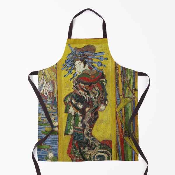 Item preview, Courtesan After Eisen by Vincent van Gogh: Japonisme Fine Art Poster designed and sold by artofuniverse.