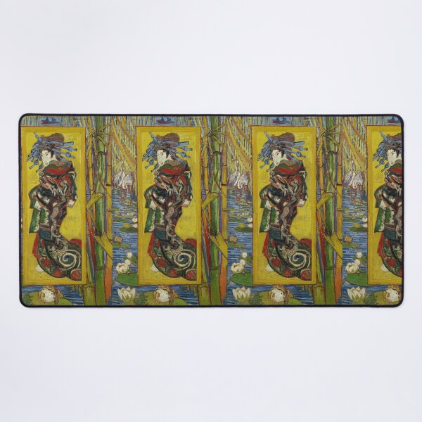 Item preview, Courtesan After Eisen by Vincent van Gogh: Japonisme Fine Art Poster designed and sold by artofuniverse.