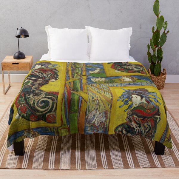 Item preview, Courtesan After Eisen by Vincent van Gogh: Japonisme Fine Art Poster designed and sold by artofuniverse.