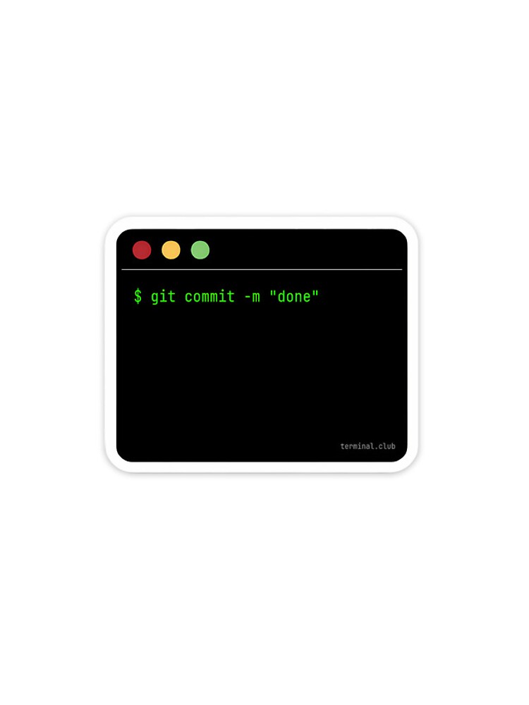 Thumbnail 4 of 4, iPhone Case, git commit -m "done" – Minimal Developer Command designed and sold by TerminalClub.