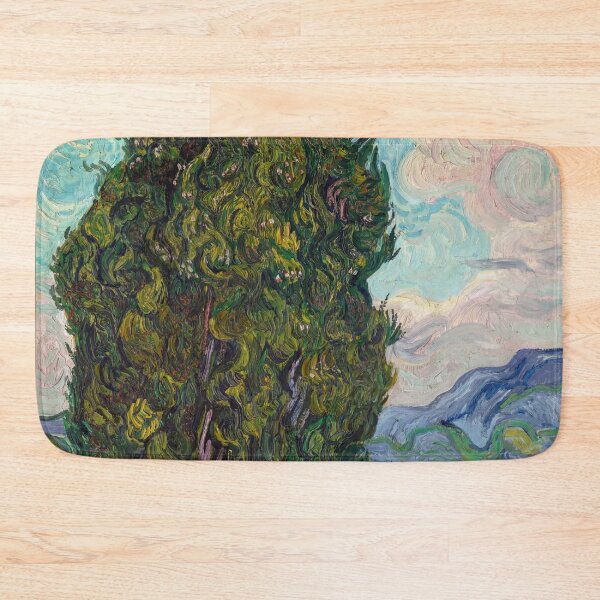 Item preview, Cypresses by Vincent van Gogh: Post Impressionist Landscape Wall Art designed and sold by artofuniverse.