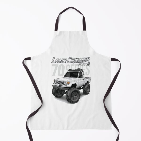 Item preview, Land Cruiser 70 Series FJ75 Pickup with rakcs Off Road Illustration designed and sold by Off-Road-Zone.