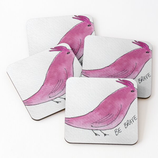 Item preview, Be Brave - bird- encouragement  designed and sold by OzzyluArt.