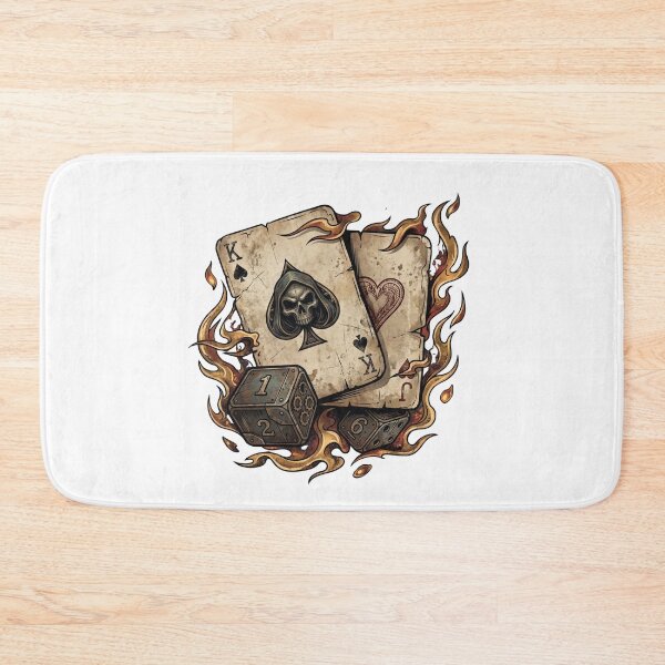 Item preview,  Burning Skull Cards and Dice designed and sold by Na-q-sh.