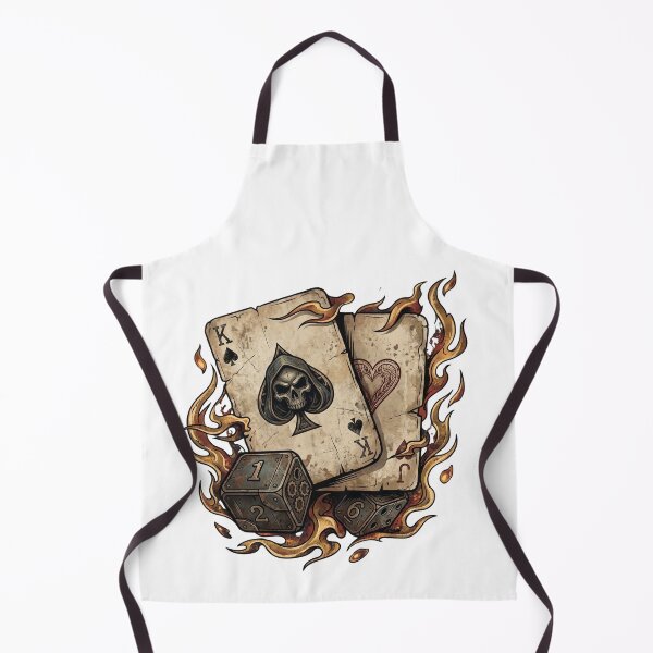 Item preview, Burning Skull Cards and Dice designed and sold by Na-q-sh.
