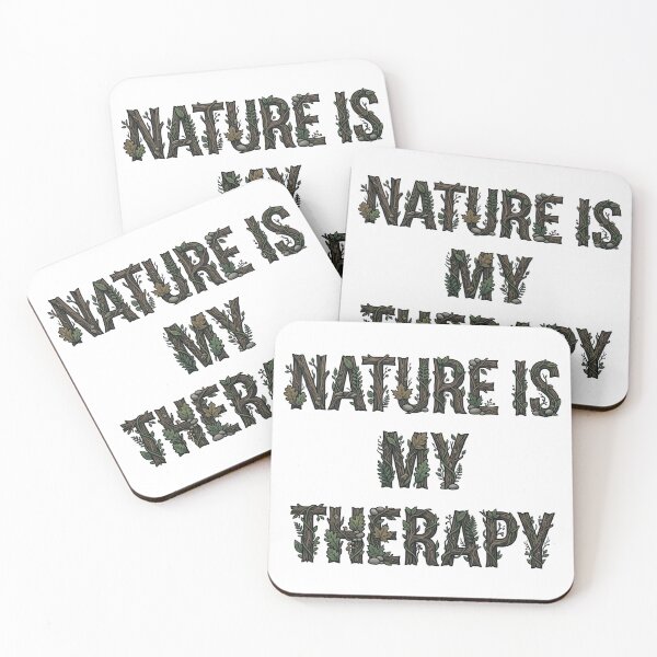 Item preview, Nature Is My Therapy Woodland Typography 12 designed and sold by cj-digital.