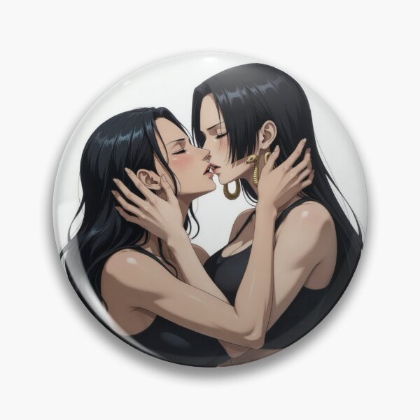 Item preview, Nico Robin and Boa Hancock Kiss designed and sold by hmk5123.