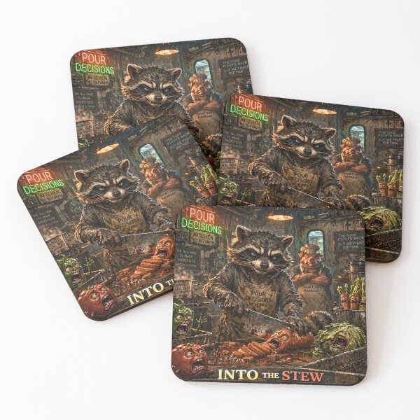 Item preview, Into the Stew — Pour Decisions Kitchen Chaos Art designed and sold by A Sinister Sly.