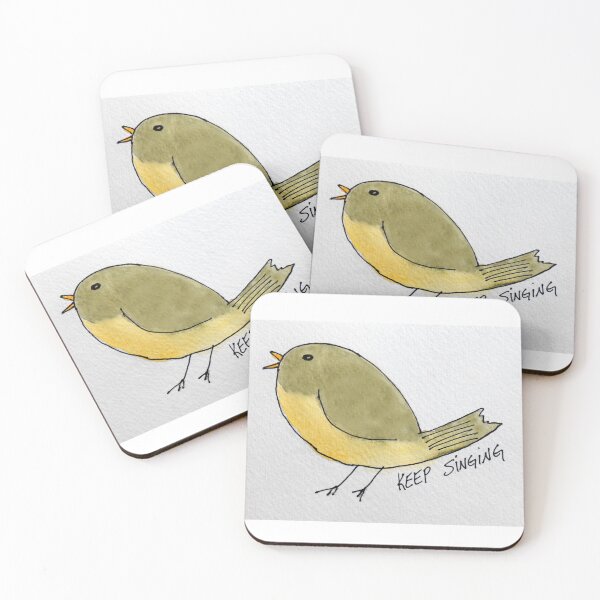Item preview, Keep singing - bird- encouragement  designed and sold by OzzyluArt.