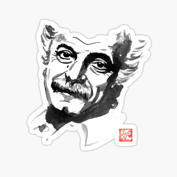 georges brassens Sticker