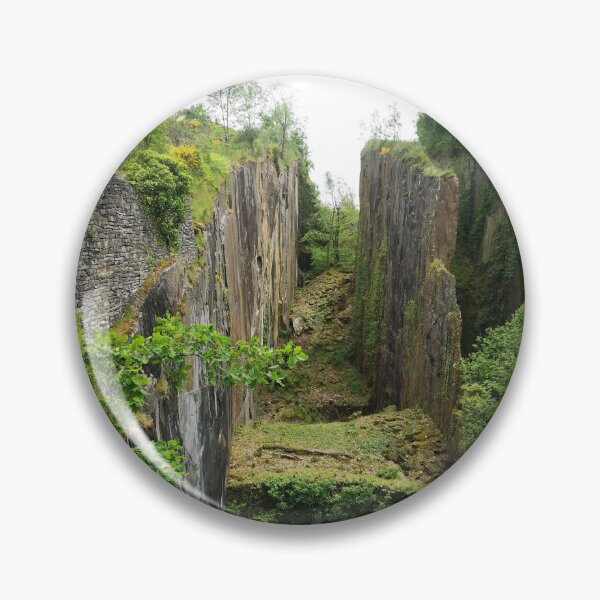 Item preview, Deep Vertical Slate Cliffs of Travassac designed and sold by Kainicram.