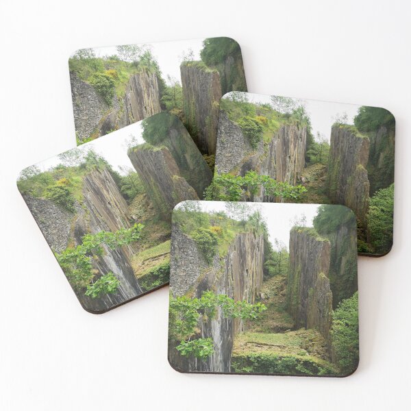 Item preview, Deep Vertical Slate Cliffs of Travassac designed and sold by Kainicram.