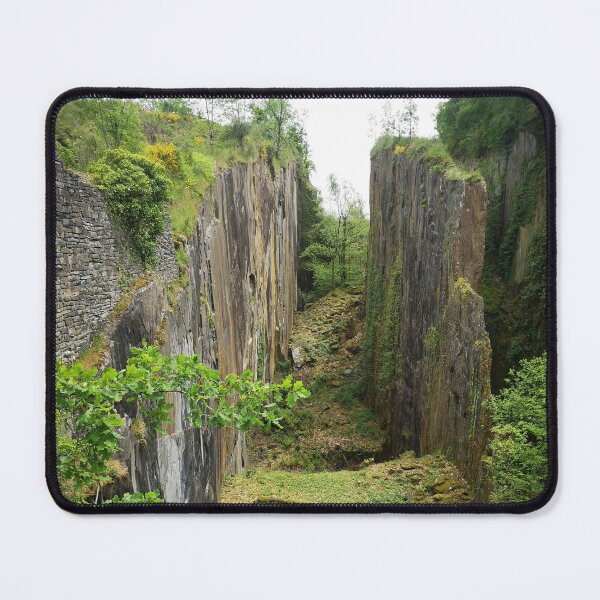 Item preview, Deep Vertical Slate Cliffs of Travassac designed and sold by Kainicram.