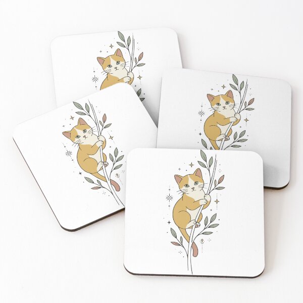Item preview, Mystical Celestial Cat and Botanical Branch designed and sold by BestChoiceService.