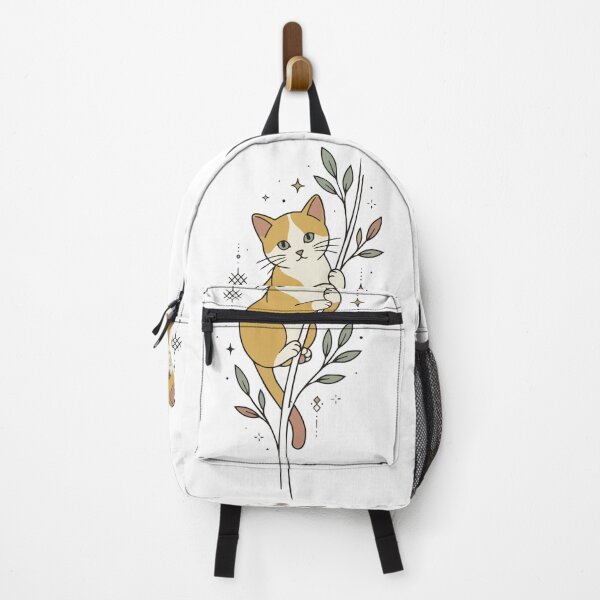 Item preview, Chat Céleste Mystique et Branche Botanique designed and sold by BestChoiceService.