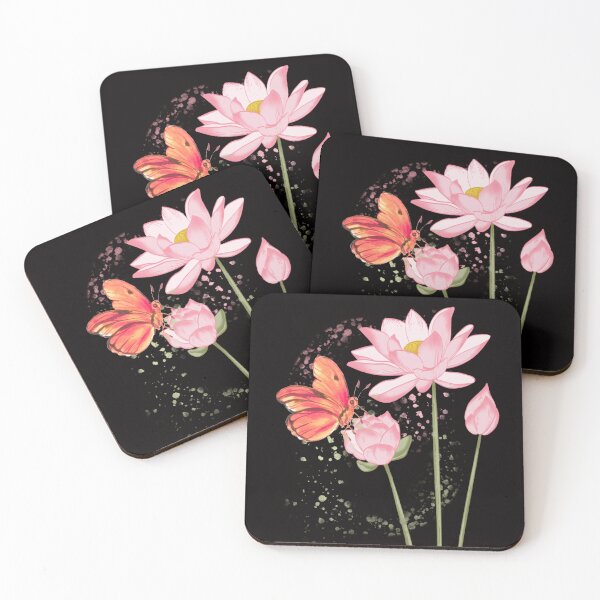 Item preview, Pink Flowers And Butterfly. designed and sold by Dinasshop.