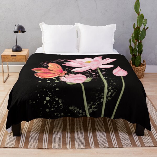 Item preview, Pink Flowers And Butterfly. designed and sold by Dinasshop.