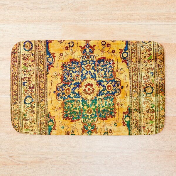 Item preview, Tabriz Persian Silk Carpet designed and sold by Vicky Brago-Mitchell®.