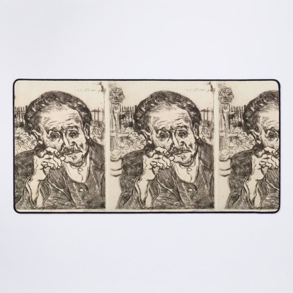 Item preview, Dr Gachet by Vincent van Gogh: Expressive Post Impressionist Portrait Poster designed and sold by artofuniverse.