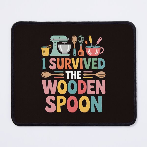 Item preview, I Survived The Wooden Spoon – Wooden Spoon Survivor Funny Italian Kitchen Humor designed and sold by Redgiant87x.