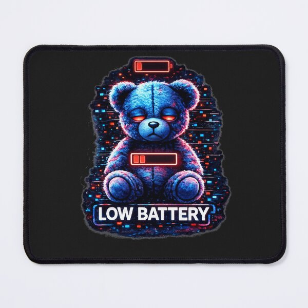 Item preview, Cyberpunk Teddy Bear Low Battery Glitch Aesthetic Shirt designed and sold by UnglaublichGut.