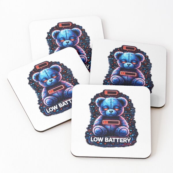 Item preview, Cyberpunk Teddy Bear Low Battery Glitch Aesthetic Shirt designed and sold by UnglaublichGut.